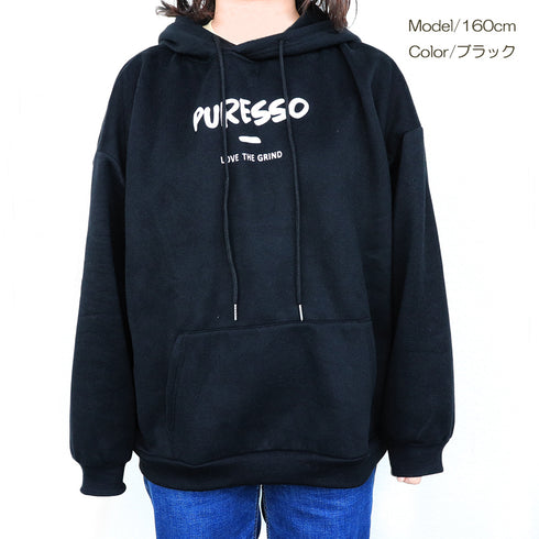 パーカー レディース 裏起毛 パーカー レディース 裏起毛 ビッグパーカー トップス 長袖 袖ボリューム 韓国 秋冬 暖かい 99AAA-021