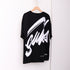 Tシャツ レディース 春夏 半袖 ロゴ トップス オルチャン ロング丈 ゆったり 着痩せ ルームウェア カジュアル 体型カバー 99AAA-030