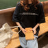 Tシャツ レディース 春夏 半袖 ロゴ トップス オルチャン ロング丈 ゆったり 着痩せ ルームウェア カジュアル 体型カバー 99AAA-030