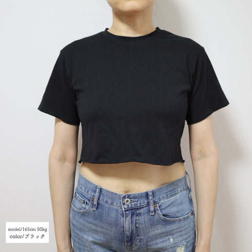 へそ出し トップス 韓国 着やせ へそ出し トップス 韓国 着やせ ゆったり 無地 セクシー 丸首 カジュアル 99AAA-031