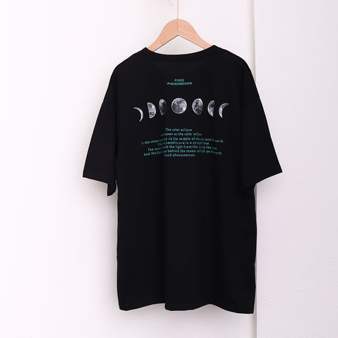 半袖Tシャツ レディース 韓国 英字ロゴ カットソー 春夏 オルチャン 人気 ロング ゆったり 着痩せ カジュアル ワンサイズ 99AAA-032