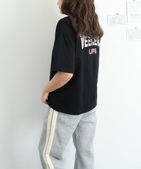 プリントTシャツ 半袖 新作 韓国風夏服 レディーストップス クルーネック カットソー プルオーバー オルチャン 体型カバー 人気 カジュアル おしゃれ大人 99AAA-035