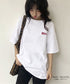 プリントTシャツ 半袖 新作 韓国風夏服 レディーストップス クルーネック カットソー プルオーバー オルチャン 体型カバー 人気 カジュアル おしゃれ大人 99AAA-035