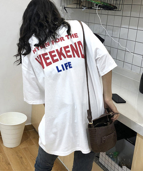 プリントTシャツ 半袖 新作 韓国風夏服 レディーストップス クルーネック カットソー プルオーバー オルチャン 体型カバー 人気 カジュアル おしゃれ大人 99AAA-035