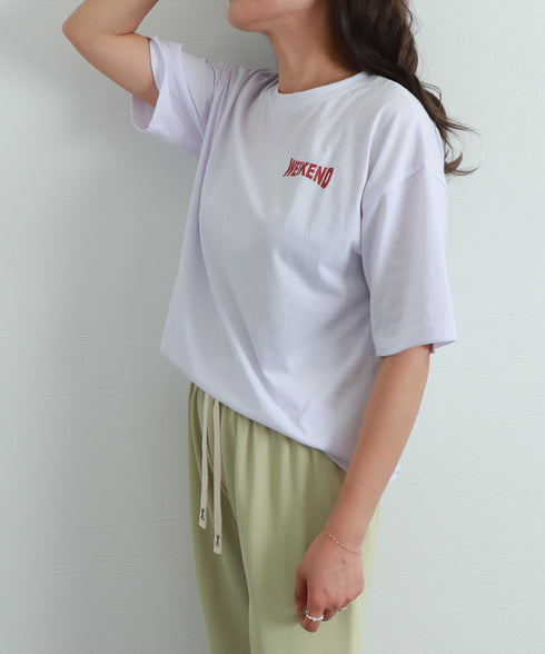 プリントTシャツ 半袖 新作 韓国風夏服 レディーストップス クルーネック カットソー プルオーバー オルチャン 体型カバー 人気 カジュアル おしゃれ大人 99AAA-035