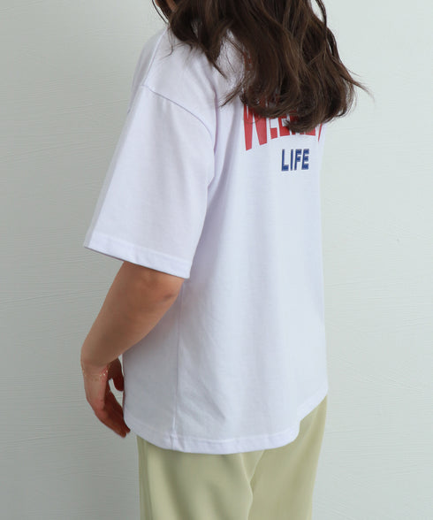 プリントTシャツ 半袖 新作 韓国風夏服 レディーストップス クルーネック カットソー プルオーバー オルチャン 体型カバー 人気 カジュアル おしゃれ大人 99AAA-035