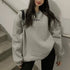 トレーナー レディース 裏起毛 韓国 韓国風プルオーバー ゆったり カジュアル ロゴ 英字プリント スウェット オーバーサイズ 黒 グレー ピンク 99AAA-038