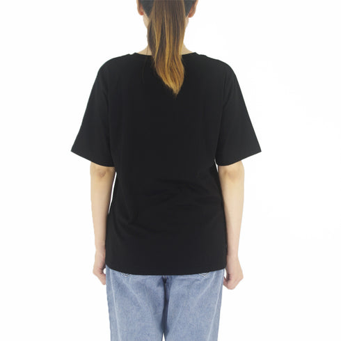 Tシャツ 半袖 レディーストップス 韓国 カットソー レオパード プリント 体型カバートップス フロントロゴt プルオーバー カジュアル おしゃれtシャツ 夏春秋 99AAA-049