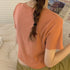 ショート丈tシャツ へそ出し 8色 夏 ショートトップス レディース カラー 無地 ミニ丈 大人気 シンプル カジュアル クルーネック オルチャン 細見え 99AC-002