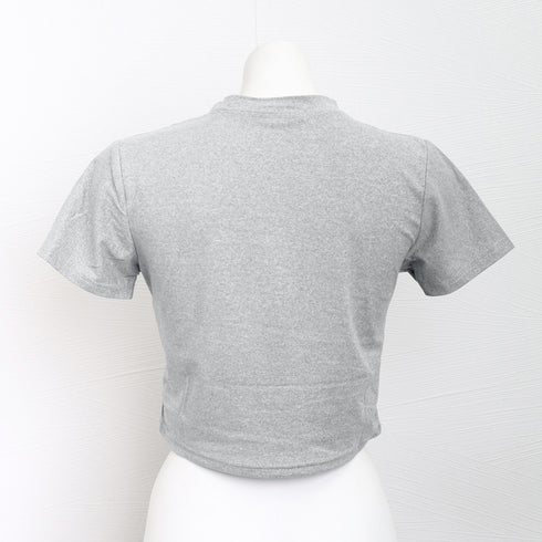 ショート丈tシャツ へそ出し 8色 夏 ショートトップス レディース カラー 無地 ミニ丈 大人気 シンプル カジュアル クルーネック オルチャン 細見え 99AC-002