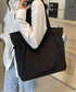 トートバッグ レディース 大容量 無地かばん 手提げバッグ ハンドバッグ 2WAY a4対応 多収納 シンプル オフィスカジュアル 通勤通学 99ADXB-001