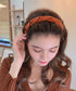 カチューシャ ツイスト ヘアアクセサリー レディース韓国 ヘアアレンジ ヘアバンド 髪飾り 大人可愛い シンプル ベーシック クラシカル おしゃれ パーティ 5色 99AXSM-004