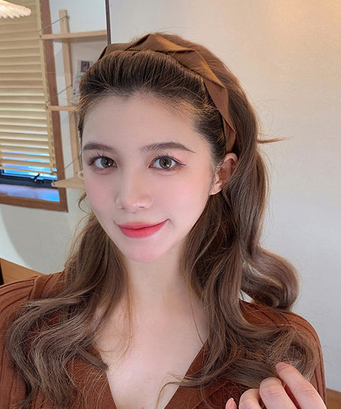 カチューシャ ツイスト ヘアアクセサリー レディース韓国 ヘアアレンジ ヘアバンド 髪飾り 大人可愛い シンプル ベーシック クラシカル おしゃれ パーティ 5色 99AXSM-004
