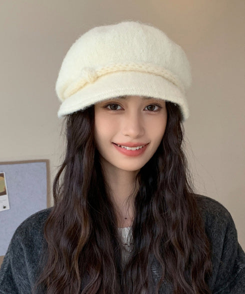 ベレー帽 起毛 ハット レディース 秋冬 ベレーぼうし 小顔 折りたたみ サイズ調節 無地 柔らかい 丸み トレンド感 かわいい おしゃれ カジュアル 99BGMY-002