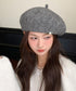 レディース ベレー帽 秋冬 飾り ベレーキャップ 防寒帽子 小顔 丸み 折りたたみ おしゃれ カジュアル シンプル 大人 トレンド感 可愛い小物 99BJMY-009