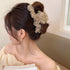 ヘアクリップ フリル バンスクリップ レディース ヘアアレンジ まとめ髪 ヘアアクセ 髪飾り きれいめ オルチャン おしゃれ 大人 可愛い デート 雑貨グッズ 99BRSP-001