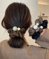 シュシュ ヘアゴム パール 髪飾り レディース ボリューム オルチャン おしゃれ カジュアル 大人 可愛い 雑貨 簡単 プレゼント デート 発表会 99BYSP-003