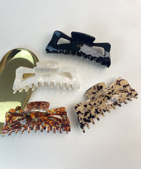 バンスクリップ ヘアクリップ レディース きれいめ ヘアアクセサリー 簡単ヘアアレンジ 大人可愛い おしゃれ フェミニン 巻き髪飾り プレゼント 演奏会 謝恩会 99BYSP-004