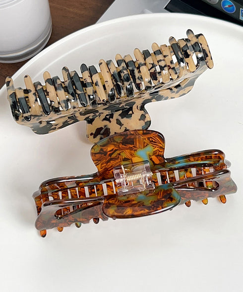 バンスクリップ ヘアクリップ レディース きれいめ ヘアアクセサリー 簡単ヘアアレンジ 大人可愛い おしゃれ フェミニン 巻き髪飾り プレゼント 演奏会 謝恩会 99BYSP-004