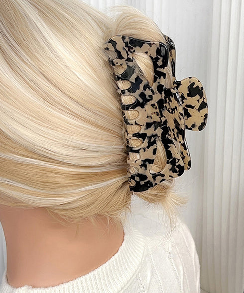 バンスクリップ ヘアクリップ レディース きれいめ ヘアアクセサリー 簡単ヘアアレンジ 大人可愛い おしゃれ フェミニン 巻き髪飾り プレゼント 演奏会 謝恩会 99BYSP-004