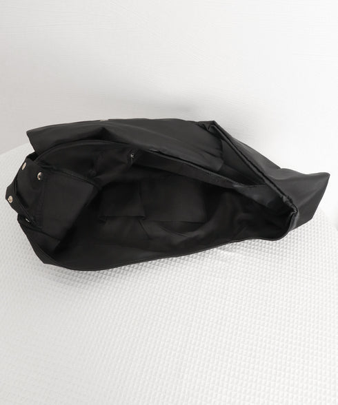 ショルダーバッグ A4大容量 ナイロン黒 レディース 肩掛け ユニセックス 多収納 カジュアル おしゃれ お出かけ 無地マザーズバッグ 旅行 ストリートかばん 99CCPJ-007