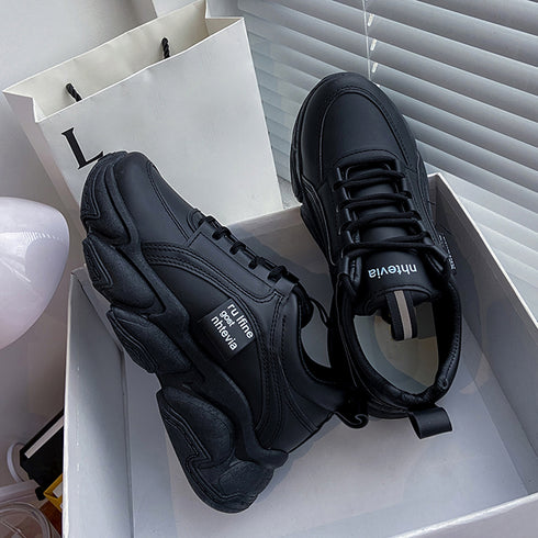 厚底スニーカー ダッドスニーカー 美脚 レディースシューズ 歩きやすい靴 カッコイイ ガーリー スポーティー ストリート カジュアル アウトドア 可愛い 韓国 99DKXY-023