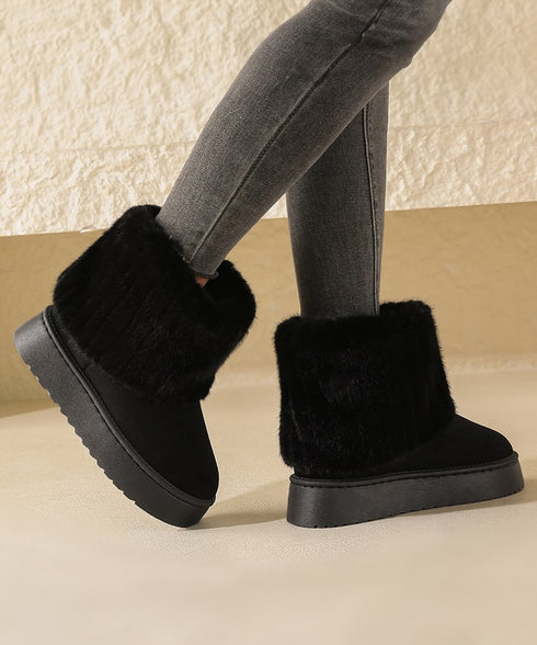 ムートンブーツ 厚底 裏起毛ブーツ 冬靴 レディース ショートブーツ あったか カジュアル 美脚 フラットヒール もこもこ おしゃれ 大人可愛い 通学 疲れない靴 99DSJF-001