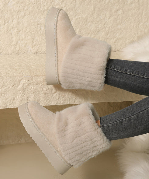 ムートンブーツ 厚底 裏起毛ブーツ 冬靴 レディース ショートブーツ あったか カジュアル 美脚 フラットヒール もこもこ おしゃれ 大人可愛い 通学 疲れない靴 99DSJF-001