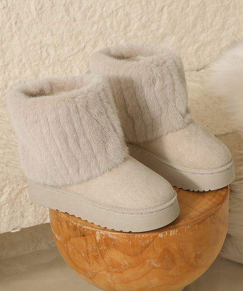 ムートンブーツ 厚底 裏起毛ブーツ 冬靴 レディース ショートブーツ あったか カジュアル 美脚 フラットヒール もこもこ おしゃれ 大人可愛い 通学 疲れない靴 99DSJF-001