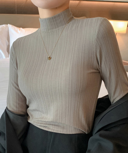 無地インナー レディース カットソー 長袖 tシャツ 着回し きれいめ 大人 フェミニン お洒落 細身 オルチャン おしゃれ ベーシック 99EZFZ-003