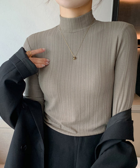 無地インナー レディース カットソー 長袖 tシャツ 着回し きれいめ 大人 フェミニン お洒落 細身 オルチャン おしゃれ ベーシック 99EZFZ-003