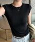 半袖Tシャツ クロップド丈 丸首 夏服 レディース ショート丈 無地トップス セクシーへそ出し 韓国風 フィット シンプル 大人可愛い カジュアル プルオーバー 99EZFZ-010