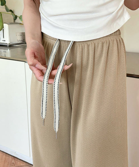 ワイドパンツ ハイウエスト レディース リラックスパンツ イージーパンツ ゆったり無地 涼しげ 体型カバー 脚長 着やせ オシャレ カジュアル 春夏 ダンス衣装 99EZFZ-012