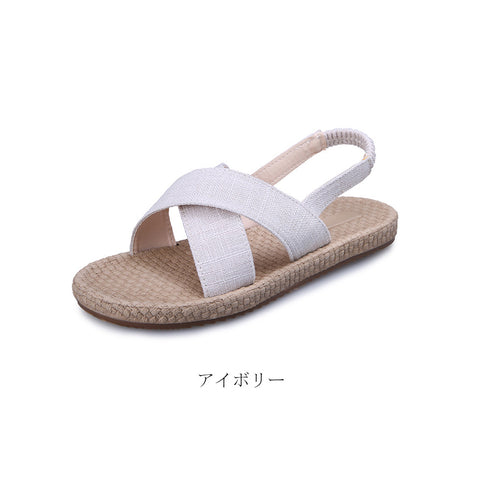サンダル レディース ミュール サンダル レディース ミュール パンプス 靴 春夏 ビーチ ぺたんこ ローヒール フラット 99FWXY-002