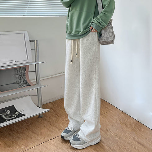 スウェットパンツ レディース 韓国 5色 カジュアルパンツ イージーパンツ ゆったり ウエストゴム ストレートパンツ ダンス衣装 オシャレ ランニングウェア 99FZFZ-017