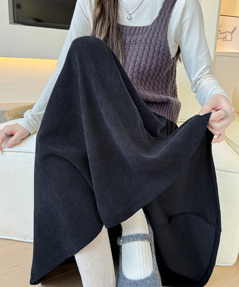 フレアスカート ロングスカート Aライン レディース 秋冬 ハイウエスト 膝下丈 リラックススカート 無地 きれいめ 大人可愛い オフィスカジュアル 通勤通学 99FZFZ-033