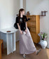 サテンスカート ロングスカート 無地 レディース 体型カバー ゆったり ハイウエスト 脚長 シンプル お洒落 オルチャン 大人 可愛い きれいめ 99FZFZ-034