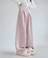 ワイドパンツ レディース ハイウエスト ウエストゴム 美脚 脚長 ベーシック 着やせ ゆったり リラックス ストリート カジュアル 動きやすい 99FZFZ-035