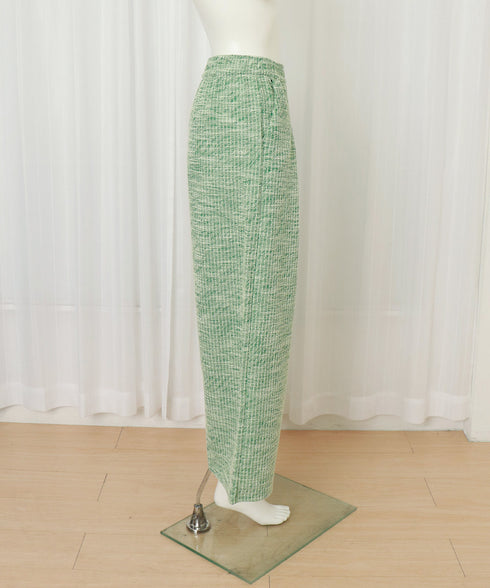 ワイドパンツ レディース ハイウエスト ウエストゴム 美脚 脚長 ベーシック 着やせ ゆったり リラックス ストリート カジュアル 動きやすい 99FZFZ-035