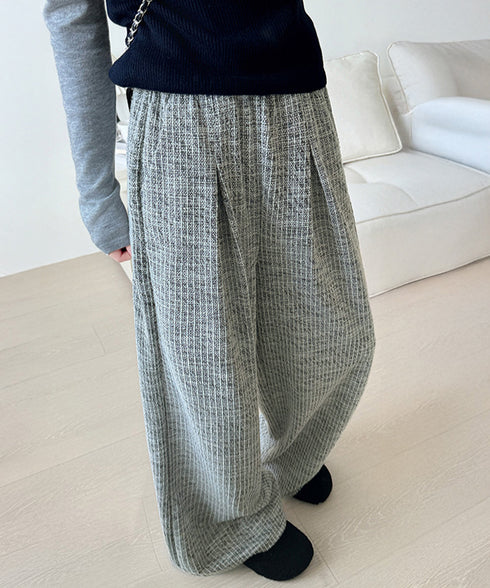 ワイドパンツ レディース ハイウエスト ウエストゴム 美脚 脚長 ベーシック 着やせ ゆったり リラックス ストリート カジュアル 動きやすい 99FZFZ-035