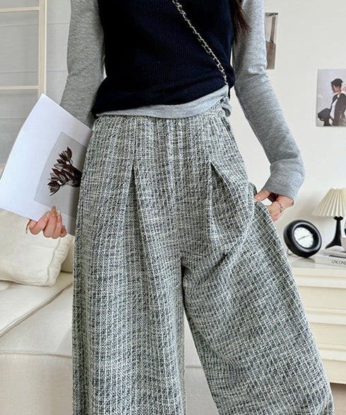 ワイドパンツ レディース ハイウエスト ウエストゴム 美脚 脚長 ベーシック 着やせ ゆったり リラックス ストリート カジュアル 動きやすい 99FZFZ-035