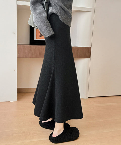 フレアスカート レディース 美脚脚長 ボトムス ロングスカート 無地スカート ウエストゴム ハイウエスト 着やせ おしゃれ きれいめ オフィス 99FZFZ-037