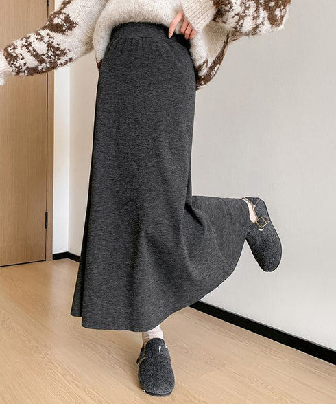 フレアスカート レディース 美脚脚長 ボトムス ロングスカート 無地スカート ウエストゴム ハイウエスト 着やせ おしゃれ きれいめ オフィス 99FZFZ-037