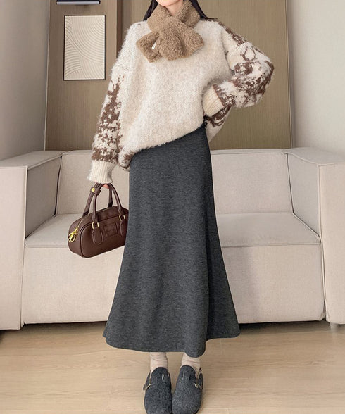 フレアスカート レディース 美脚脚長 ボトムス ロングスカート 無地スカート ウエストゴム ハイウエスト 着やせ おしゃれ きれいめ オフィス 99FZFZ-037