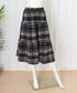 フレアスカート Aライン チェック柄秋冬 レディーススカート ハイウエスト 細見え 大人可愛い きれいめ フェミニン カジュアル クラシック 通勤 デート レトロ 99FZFZ-042