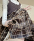 フレアスカート Aライン チェック柄秋冬 レディーススカート ハイウエスト 細見え 大人可愛い きれいめ フェミニン カジュアル クラシック 通勤 デート レトロ 99FZFZ-042