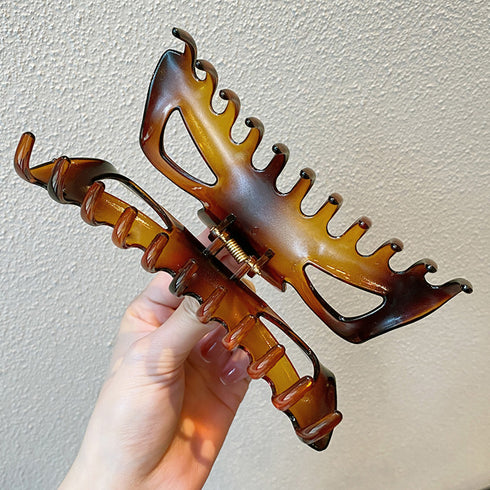 バンスクリップ ヘアクリップ レディース 韓国風 ヘアアクセサリー 大きめ 髪留め まとめ髪 おしゃれ 大人可愛い オフイスカジュアル 小物 誕生日 プレゼント 99GJDZ-001