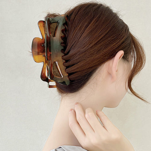 バンスクリップ ヘアクリップ レディース 韓国風 ヘアアクセサリー 大きめ 髪留め まとめ髪 おしゃれ 大人可愛い オフイスカジュアル 小物 誕生日 プレゼント 99GJDZ-001