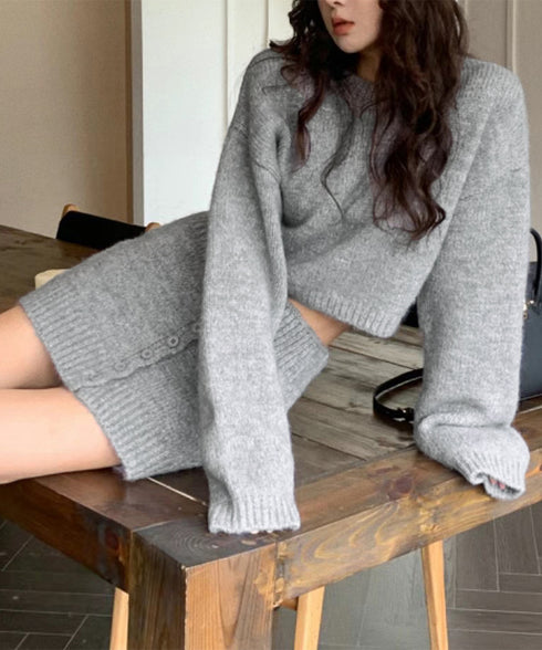 ニットセットアップ セーター スカート レディース ニットトップス ボトムス ミニスカート タイトスカート ショート丈 おしゃれ 大人 可愛い セクシー 99GLT-001