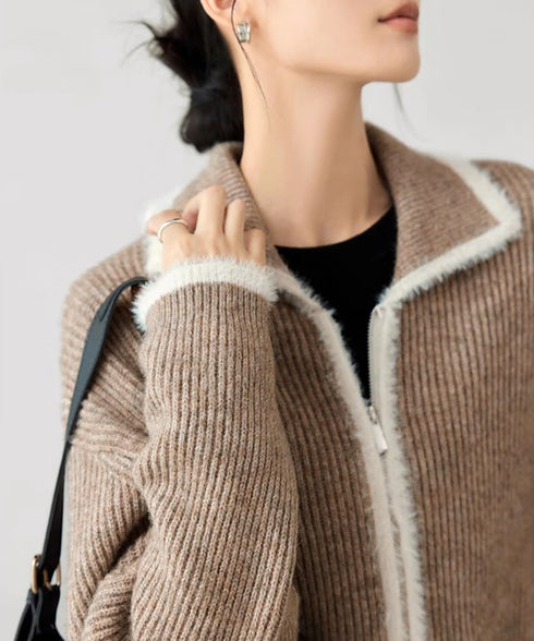 カーディガン 編みニット レディース 長袖ニット ニットアウター ニットトップス セーター 前開き ゆったり 羽織り 体型カバー 無地 おしゃれ ふわふわ暖か 99GLT-003